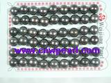 wholesale 8.5-9mm black bread loose pearl beads